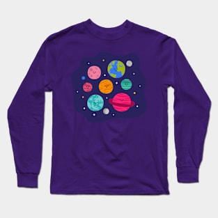 Planets Long Sleeve T-Shirt